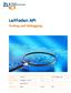 Leitfaden API. Testing und Debugging. Erstellt am 4.9.2014 Autor FG API, Rinaldo Lanza. Dokumentenstatus Freigegeben at work Version 1.