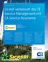 Sicredi verbessert das IT Service Management mit CA Service Assurance