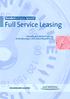 Kundenkompass Spezial. Full Service Leasing. Aktuelle Kundenbefragung: Anforderungen und Zukunftspotenzial