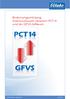 Bedienungsanleitung Datenaustausch zwischen PCT14 und der GFVS-Software PCT14 GFVS