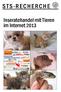 SCHWEIZER TIERSCHUTZ STS. Inseratehandel mit Tieren im Internet 2013