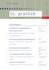 cc: practice Notizen zur Unternehmenskommunikation der Practice Corporate Communications Issues Management als strategische Aufgabe für die