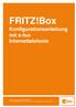 FRITZ!Box. Konfigurationsanleitung mit e-fon Internettelefonie
