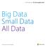 Big Data Small Data All Data