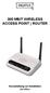 300 MBIT WIRELESS ACCESS POINT ROUTER
