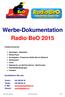 Werbe-Dokumentation Radio BeO 2015