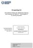 E-Learning 2.0. eine kritische Analyse der didaktischen Eignung des Einsatzes von Web 2.0 - Technologien in E-Learning Szenarien