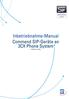 Inbetriebnahme-Manual Commend SIP-Geräte an 3CX Phone System