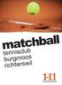 matchball 1-11 tennisclub burgmoos richterswil tcburgmoos.ch