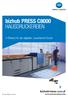 bizhub PRESS C8000 Effizienz für den digitalen, hausinternen Druck Colour Production Printing System