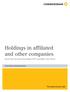 Holdings in affiliated and other companies. Extract from the Group Annual Report 2014 as available in the internet. Commerzbank Aktiengesellschaft