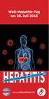 Welt-Hepatitis-Tag am 28. Juli 2015