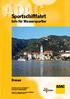 Sportschifffahrt. Info für Wassersportler. Donau. Internet: www.adac.de/sportschifffahrt
