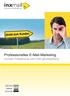 Professionelles E-Mail-Marketing. Inxmail Professional und CAS genesisworld. Seite 1/25