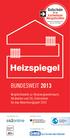 BUNDESWEIT 2013. Gutschein. kostenloses Heizgutachten. Vergleichswerte zu Heizenergieverbrauch, Heizkosten und CO 2