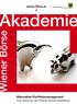 Wiener Börse kademie. Alternative Portfoliomanagement Top-Seminar der Wiener Börse Akademie