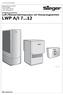 LWP A/I 7...12. Luft-/Wasserwärmepumpe mit Steuerungseinheit. Installationsanleitung