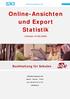 Online-Ansichten und Export Statistik
