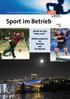 Sport im Betrieb. Berlin ist eine Reise wert. Städtevergleiche im Bowling und Tischtennis. 2/2014 Juni