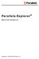 Parallels Explorer. Benutzerhandbuch. Copyright 1999-2008 Parallels, Inc.