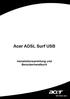 Acer ADSL Surf USB. Installationsanleitung und Benutzerhandbuch
