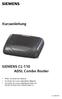 SIEMENS CL-110 ADSL Combo Router