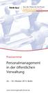 Personalmanagement in der öffentlichen Verwaltung