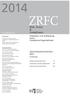 ZRFC. Risk, Fraud & Compliance. Prävention und Aufdeckung durch Compliance-Organisationen. www.zrfcdigital.de. (9. Jahrgang)