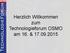 Herzlich Willkommen zum Technologieforum OSMO am 16. & 17.09.2015