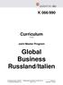 Global Business Russland/Italien
