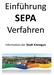 Einführung. SEPA Verfahren. Information der Stadt Kitzingen