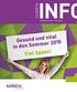 INFO. Gesund und vital in den Sommer 2015 Viel Spass! sodalis. Mitglieder-Information Mai/Juni 2015