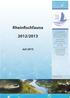Rheinfischfauna 2012/2013. Juli 2015. Bericht Nr. 228