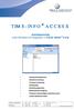 INFO ACCESS. Zutrittskontrolle unter Windows mit Integration in TIME-INFO INFO PZE