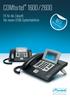 COMfortel 1600 NEU. Fit für die Zukunft: Die neuen ISDN-Systemtelefone. Mit Touch-Display!