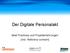 Der Digitale Personalakt. Best Practices und Projekterfahrungen (inkl. Referenz conwert)