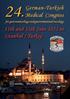 24. German-Turkish. Medical Congress. 11th and 12th June 2012 in Istanbul / Turkey. for gastroenterology and gastrointestinal oncology