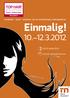 Fachmesse show Kongress Für die internationale Friseurbranche. Einmalig! 10. 12.3.2012 (02 11) 45 60-76 15. top-hair-international.