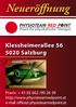 Neueröffnung. Klessheimerallee 56 5020 Salzburg PHYSIOTEAM RED POINT