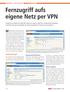 Fernzugriff aufs eigene Netz per VPN