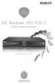 HD Receiver ihd-fox C Einfach brillant fernsehen