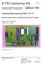 Hardware und Software engineering Industrielle Steuer- und Regeltechnik. Hardwarebeschreibung CBOX V0113