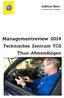 TCS Technisches Zentrum Thun-Allmendingen Managementreview 2014