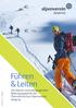 VPA 6020 Innsbruck - P.b.b. - 02Z033524M. Führen & Leiten. Die alpinen und pädagogischen Bildungsangebote des Österreichischen Alpenvereins 2014/15