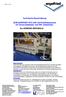 Technische Beschreibung. SCM SUPERSET NTU 240/120 Profilfräsautomat mit Universalständer und PRL (Glasleiste) ALLGEMEINE MERKMALE