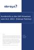 Kundeninfo zu den SAP Hinweisen vom 14.2. 2013 (Februar Patches)