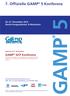 GAMP 5. 7. Offizielle GAMP 5 Konferenz