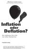Markus Lindermayr. oder. Deflation?