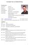 Curriculum Vitae von Matthias Berking