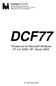 DCF77. Timeserver für Microsoft Windows NT 4.0, 2000, XP, Server 2003